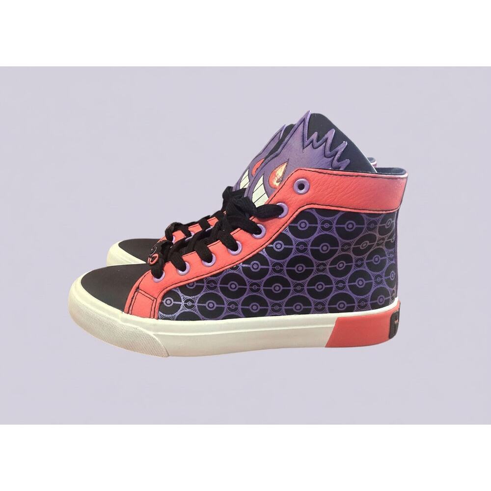 Pokémon Gengar High Top Shoes Ground Up Purple Black Chunky NWT 6 image 2